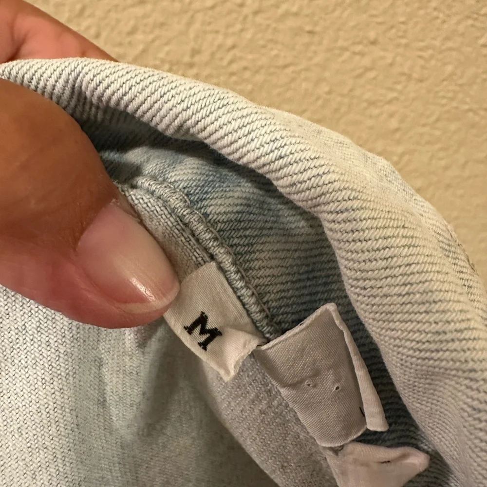 L.A. Gear Light Blue Cropped Denim Jacket - Picture 7 of 10